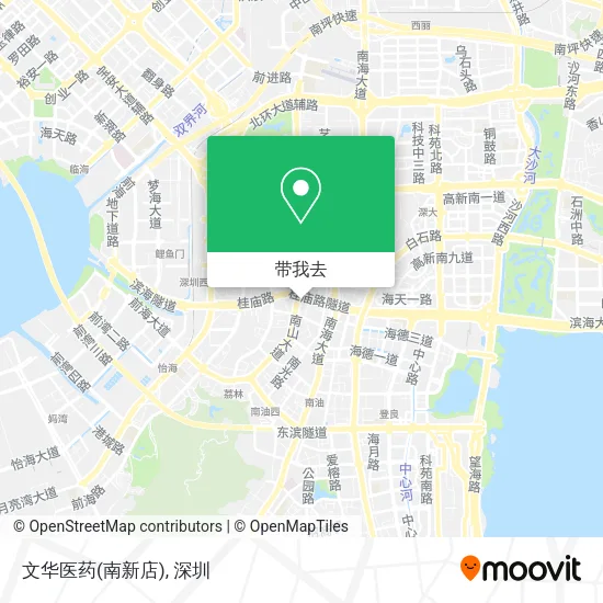 文华医药(南新店)地图