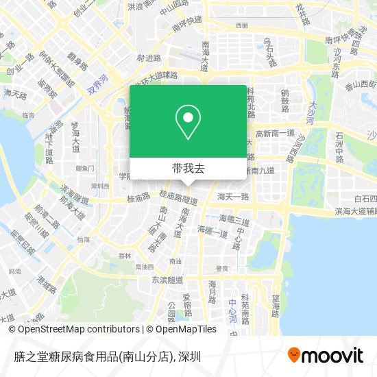 膳之堂糖尿病食用品(南山分店)地图