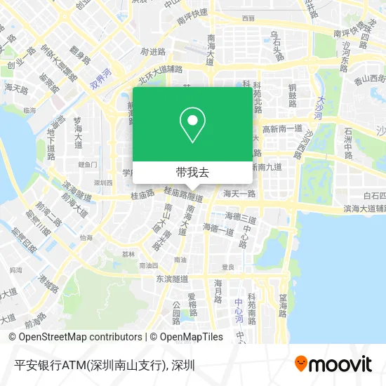 平安银行ATM(深圳南山支行)地图