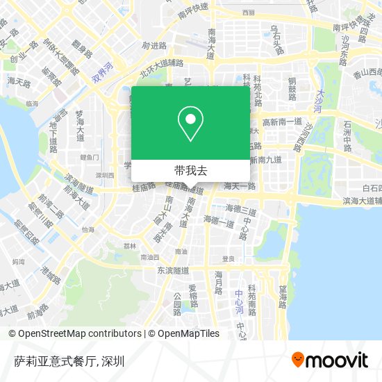 萨莉亚意式餐厅地图