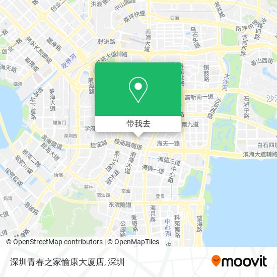 深圳青春之家愉康大厦店地图