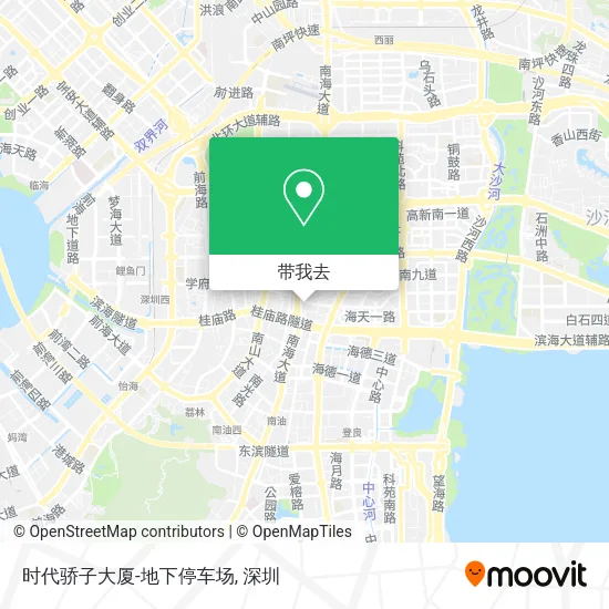 时代骄子大厦-地下停车场地图