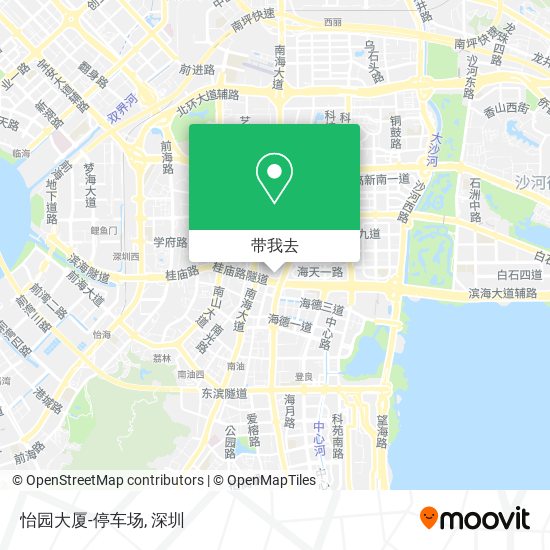 怡园大厦-停车场地图