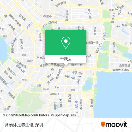 路畅沐足养生馆地图
