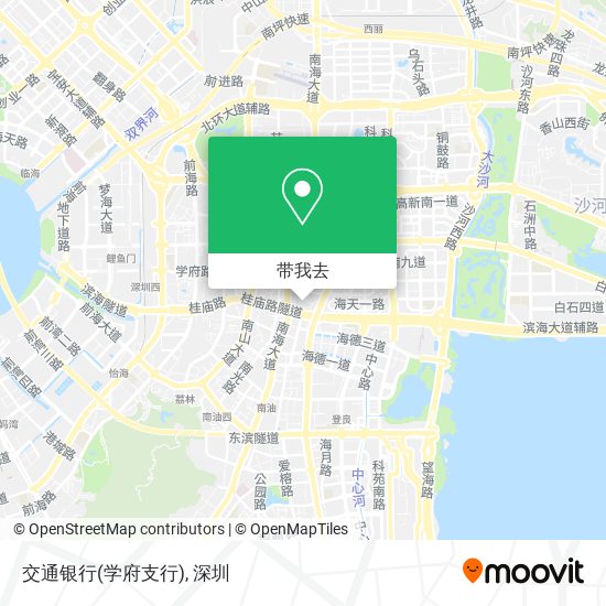 交通银行(学府支行)地图