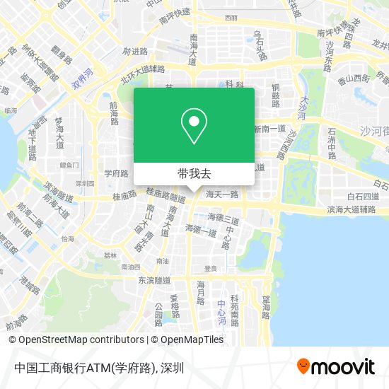 中国工商银行ATM(学府路)地图