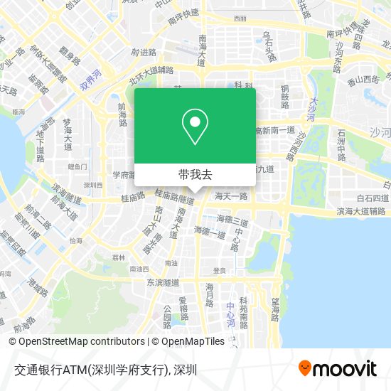 交通银行ATM(深圳学府支行)地图