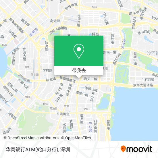 华商银行ATM(蛇口分行)地图