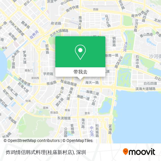 炸鸡情侣韩式料理(桂庙新村店)地图