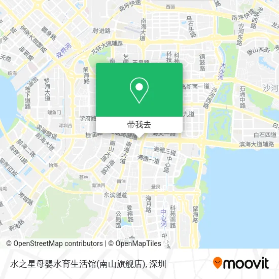 水之星母婴水育生活馆(南山旗舰店)地图