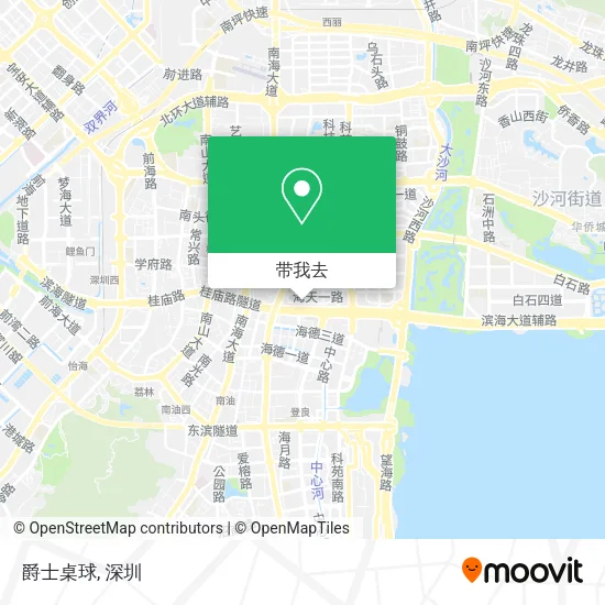 爵士桌球地图