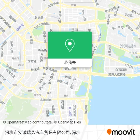 深圳市安诚瑞风汽车贸易有限公司地图