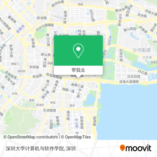 深圳大学计算机与软件学院地图