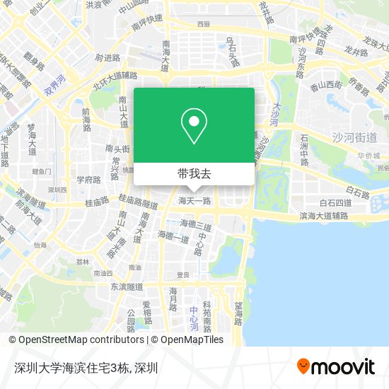深圳大学海滨住宅3栋地图