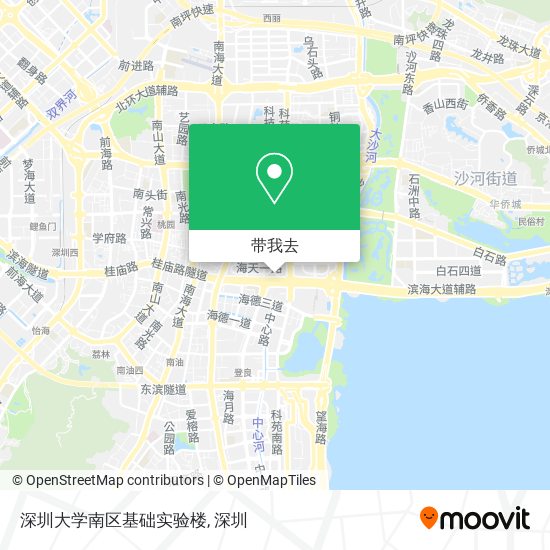 深圳大学南区基础实验楼地图