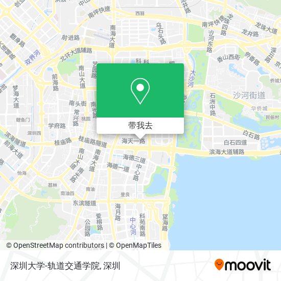 深圳大学-轨道交通学院地图