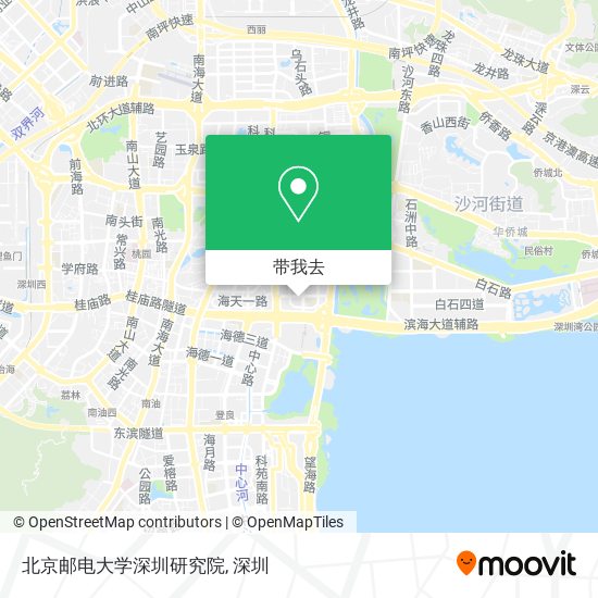 北京邮电大学深圳研究院地图