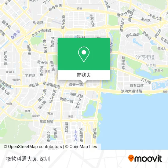 微软科通大厦地图