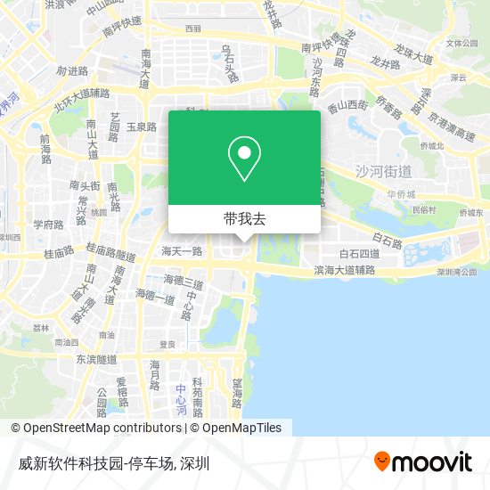 威新软件科技园-停车场地图