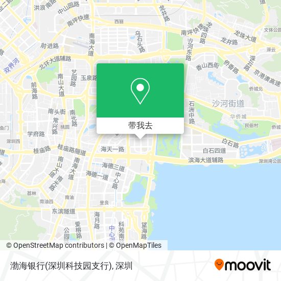 渤海银行(深圳科技园支行)地图