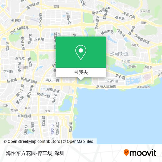 海怡东方花园-停车场地图