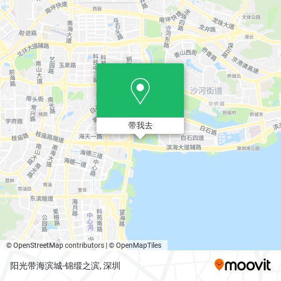 阳光带海滨城-锦缎之滨地图