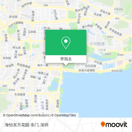 海怡东方花园-东门地图