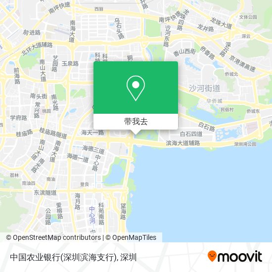 中国农业银行(深圳滨海支行)地图