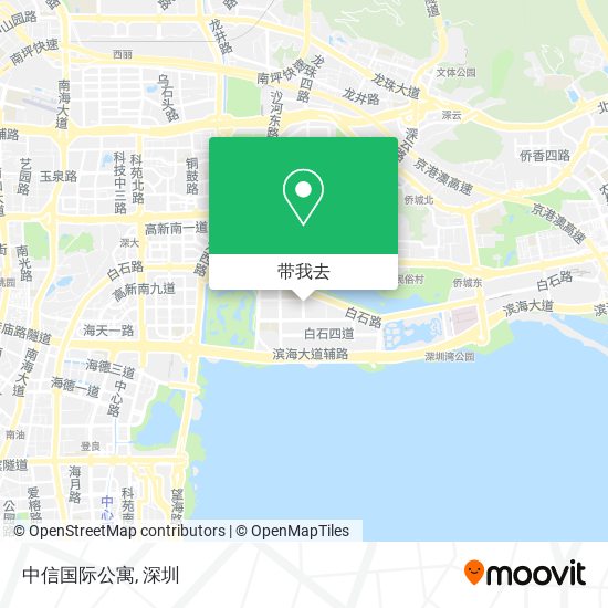 中信国际公寓地图