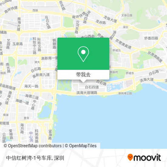 中信红树湾-1号车库地图