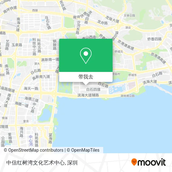 中信红树湾文化艺术中心地图