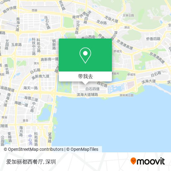 爱加丽都西餐厅地图