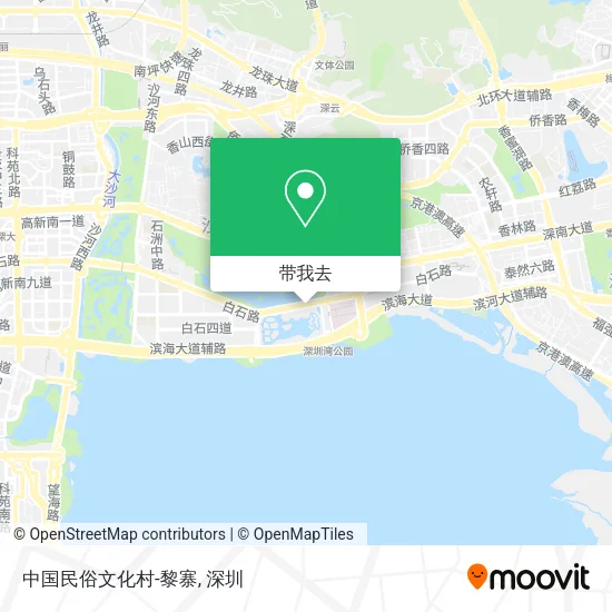 中国民俗文化村-黎寨地图