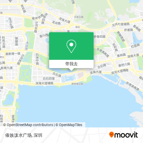 傣族泼水广场地图