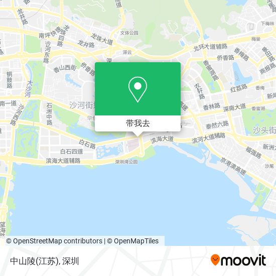 中山陵(江苏)地图