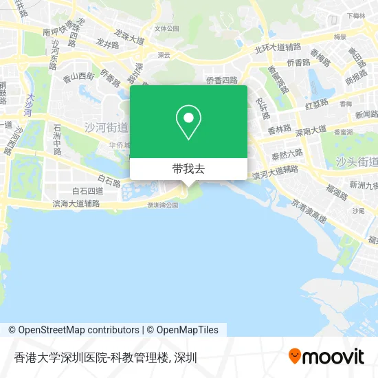香港大学深圳医院-科教管理楼地图
