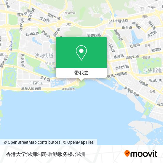 香港大学深圳医院-后勤服务楼地图