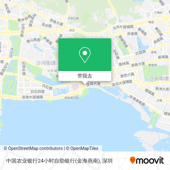 中国农业银行24小时自助银行(金海燕南)地图