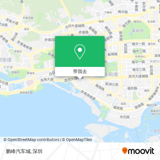 鹏峰汽车城地图