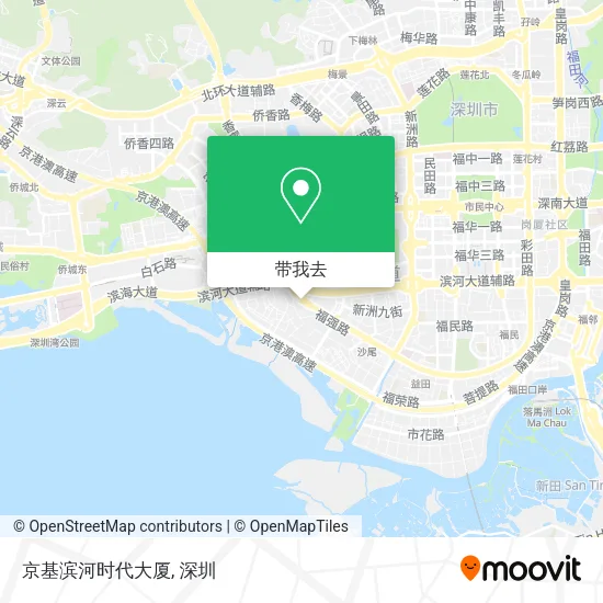 京基滨河时代大厦地图