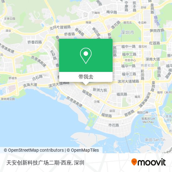 天安创新科技广场二期-西座地图