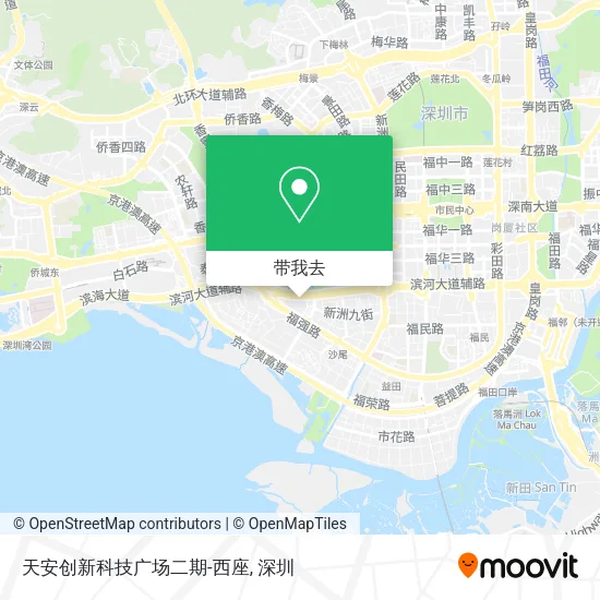 天安创新科技广场二期-西座地图