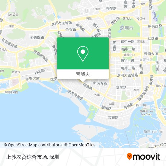 上沙农贸综合市场地图