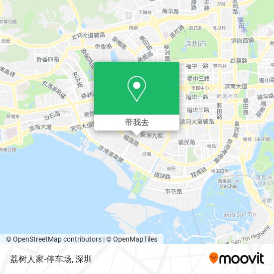 荔树人家-停车场地图
