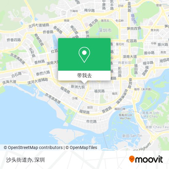 沙头街道办地图