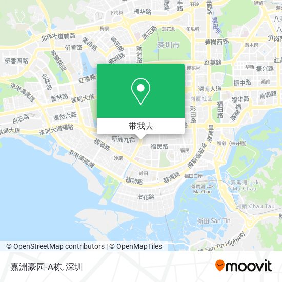 嘉洲豪园-A栋地图