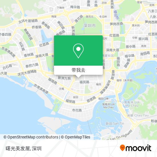 曙光美发屋地图