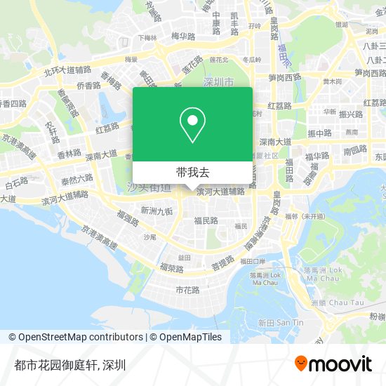 都市花园御庭轩地图