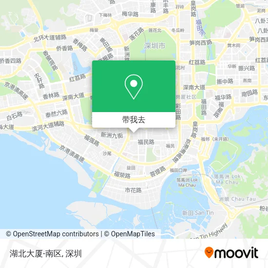 湖北大厦-南区地图
