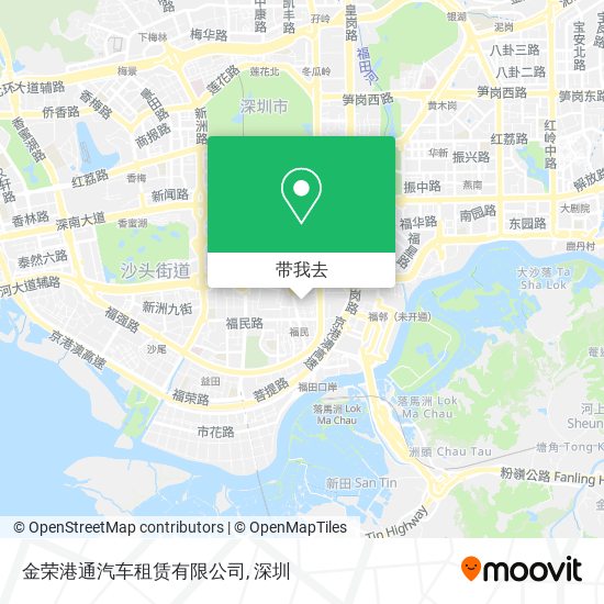 金荣港通汽车租赁有限公司地图